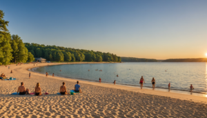 découvrez les plages idylliques du grand lac aux états-unis et profitez de moments de détente uniques au bord de l'eau.